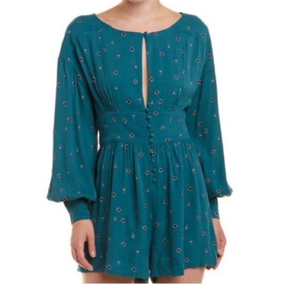 FREE PEOPLE Love Grows Romper NWT - Picture 5 of 15